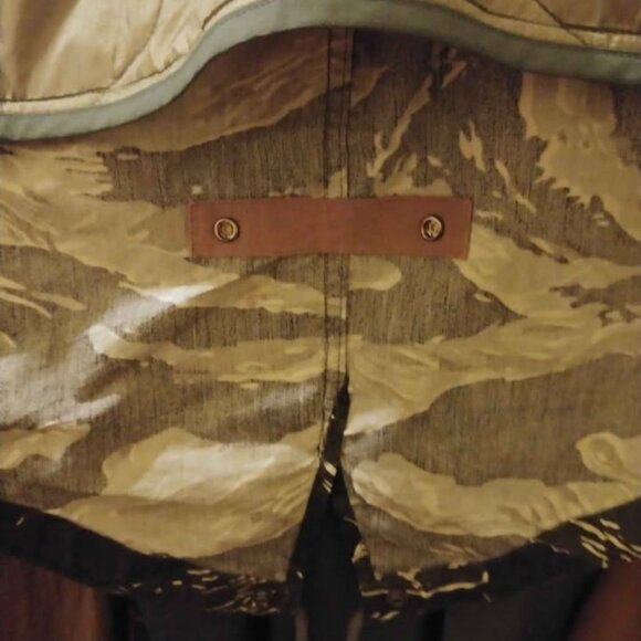 Alpha Industries Fishtail Camo Spring Parka 2 in 1 mens XS Coat Jacket - Picture 6 of 10